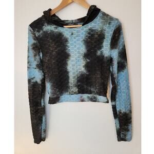 Special One Los Angeles Scrunched Crop Work Out Shirt Woman's Large